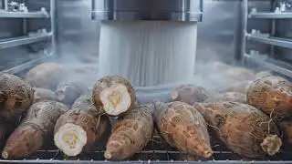 Inside a Modern Cassava Processing Factory | From Root to Final Product
