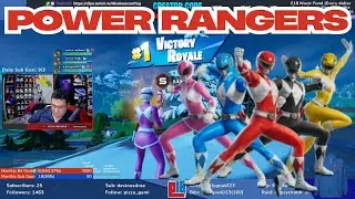 Go Go Power Rangers! #fortnitemobile 