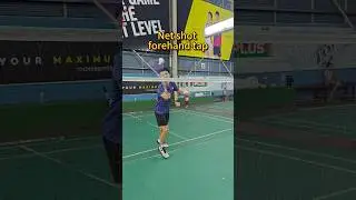 Forehand net kill technique for doubles Quick reaction, fast footwork, clean finish