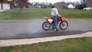Honda 230 burnout