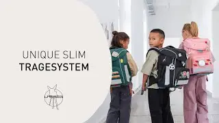 Tragesystem SLIM ideal an das Kind anpassen! | Schulranzen Set Unique Slim | L&Auml;SSIG
