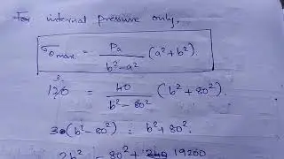 Amos-Thick cylinder Problems Lecture 3