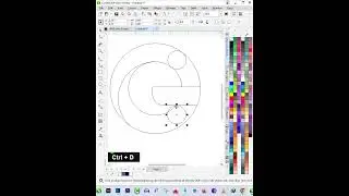 3d Letter G Logo Design In Corel Draw #ytshorts #youtubeshorts #shortsfeed