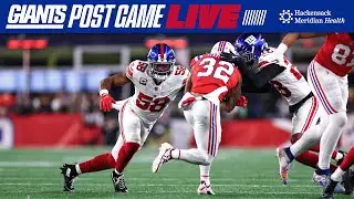 🔴 Live: Giants vs. Patriots postgame recap, interviews and analysis