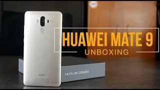 Huawei MATE 9 (Champagne Gold) Unboxing: A Premium Phablet Watch Build & Initial Impressions!