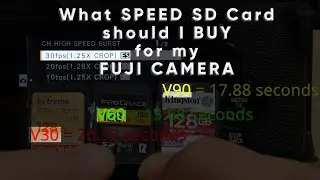 SD-карты для камер Fuji (тест фотосъемки с высокой частотой кадров)