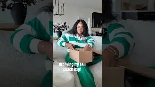 Unboxing my new coach purse! The chain tabby! She&rsquo;s so beautiful🤭 #unboxing #coachbags #fallfashion