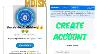 Make Mdisk account and earn money! 💰