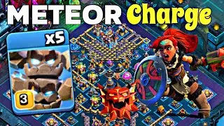 RC Charge Guide! TH18 Meteor Golem Smash DESTROYS Anti-Golem Bases! Clash of Clans