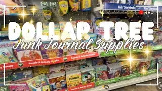Come with me to Dollar Tree for Junk Journal Supplies | What to buy & haul 