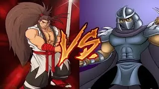Marvel VS Capcom add004pie MUGEN: Haohmaru (me) VS Shredder