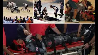 Team GB star Kye Whyte suffers horror BMX crash and taken to hospital before Olympic finalTeam GB's