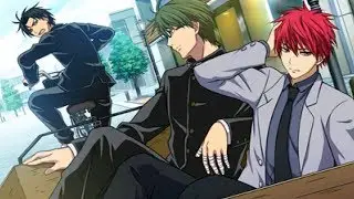 高尾のリアカーに乗る赤司 【黒子のバスケ 未来へのキズナ】