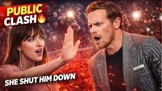 Public Clash 🔥 Dakota Johnson Shuts Down Sam Heughan in Heated Row