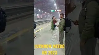 My 1'st Crazy experience ❤️😘 in Lucknow metro 🚇