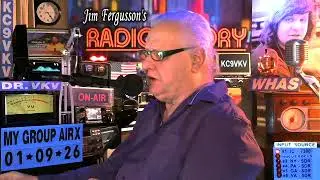 KC9VKV HAM RADIO QSO-VLOG - LOU-N9GTO - 1/9/26 - TROUBLE ON THE LEFT & RIGHT!!! - JIM'S RADIO STORY