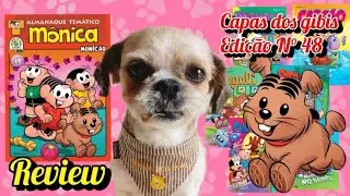 Turma da M&ocirc;nica - almanaque tem&aacute;tico - Monic&atilde;o + capas dos gibis da 2&ordf; quinzena de Janeiro
