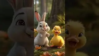 Cute Duck & Rabbit 🦆🐇 Friendship Story | Heart Touching Short Animation
