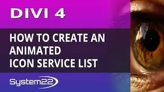 Divi 4 How To Create An Animated Icon Service List