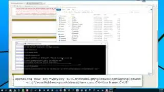Updated: Create iOS Certificate Signing Request and .p12 file on Windows