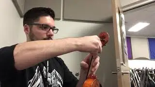 Violin/Viola Tuning - Video 2: Using the PEGS
