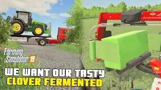 HOW WOULD YOU MAKE FERMENTED CLOVER? | Chellington Farm FS19 | Episode 30