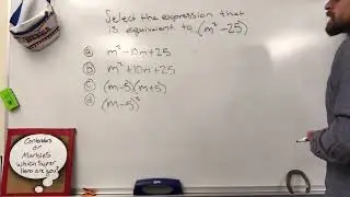 SBA High School Practice Test Problem #1 Algebra Equivalent Expressions