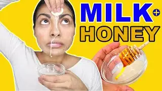 This MILK and HONEY FACE MASK quickly removes DARK SPOTS in no time! (How to recipe)
