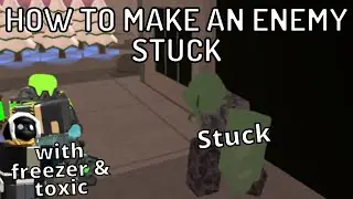 How to make an enemy stuck (bug) | Tower defense simulator