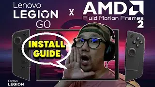 Install AFMF2 on Legion GO | AMD Fluid Motion Frames 2 x Lenovo Legion GO #afmf2 #legiongo #amd