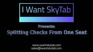 SkyTab-Split Check From One Seat