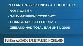 Zeeland City Council votes to allow Sunday alcohol sales
