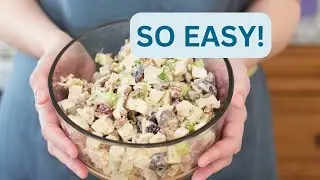 Heart-Healthy CHICKEN SALAD: Perfect for Meal Prep and Busy Weekdays #healthyrecipe