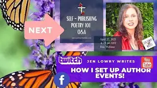 How I Set Up Author Events Online for Free, Virtual Workshops