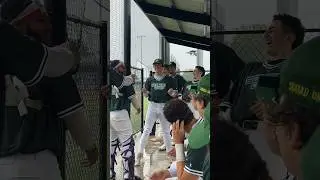🌧️ Rain Delay antics    @baseballdatacombine CombineGames