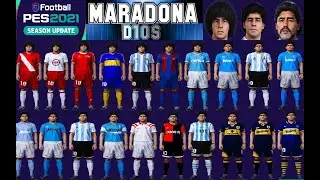eFootball PES 2021: Diego Maradona Story - Historia de Maradona (PS4) classic patch Preview