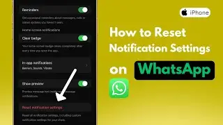 How to Reset Notification Settings on WhatsApp | Restore Default Alerts