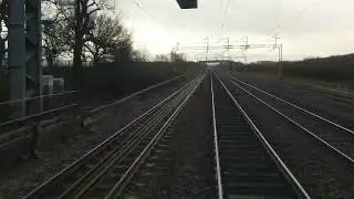 Class 350 Nuneaton to Rugby FL 110mph  Drivers Cab View