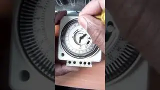 Analog time switch