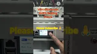 Vertiv SMPS Setting Check #smps #settings #viral #trending #electrical #electrician #electronic