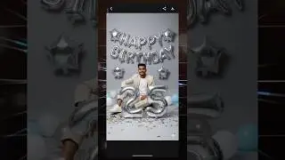 Birthday photo prompt || gemini birthday photo editing || gemini photo editing #gemini #shorts