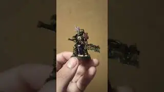 Plague marine with heavy plague weapon #warhammer40k #warhammer #miniaturepainting #gamesworkshop