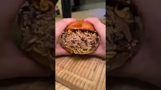 Chopped Ramen Brisket Sandwich (Day 16/30)