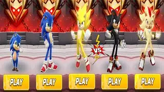 Sonic Forces Speed battle: All Movie Sonic Runners vs All Movie Shadow Runners (android, ios) Game