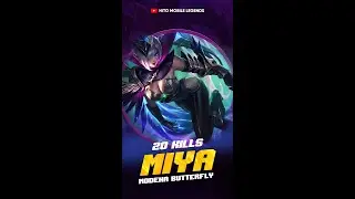 20 Kills!! Miya Modena Butterfly #shorts