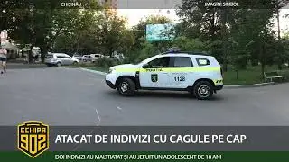 ATACAT DE INDIVIZI CU CAGULE PE CAP