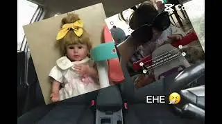 London gets crash! 😳😱  #reborndolls #funny #cutebaby #babygirl  #baby #bareborn 