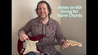Understanding/Learning Root Of Barre Chord (E String)- Beginner Guitar Lesson For Guitar Chords