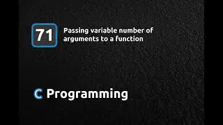 C Programming Language - Passing variable number of arguments to a function