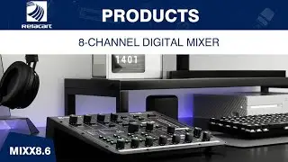 Relacart | MIXX8.6 | 8-Channel Digital Mixer